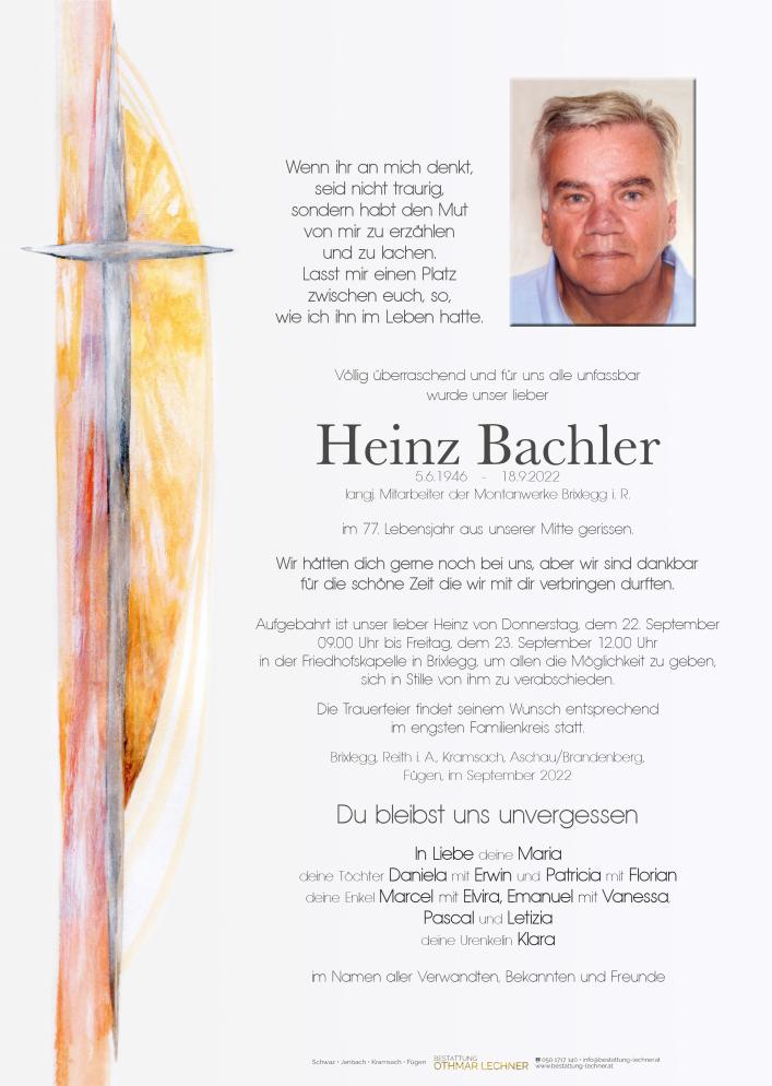 Heinz Bachler